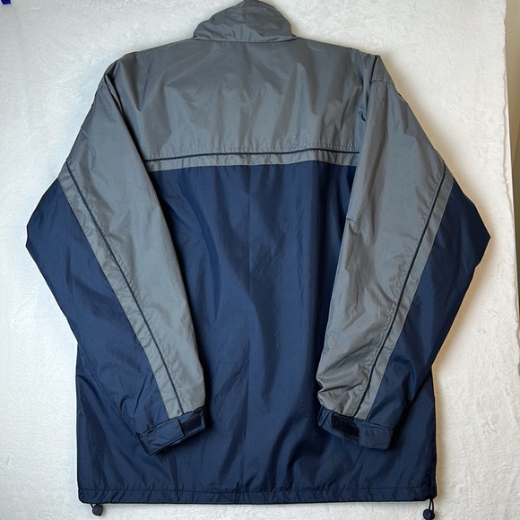 Kenpo Men’s Windbreaker Full Zip color Block Blue Gray Size Medium - Picture 10 of 12